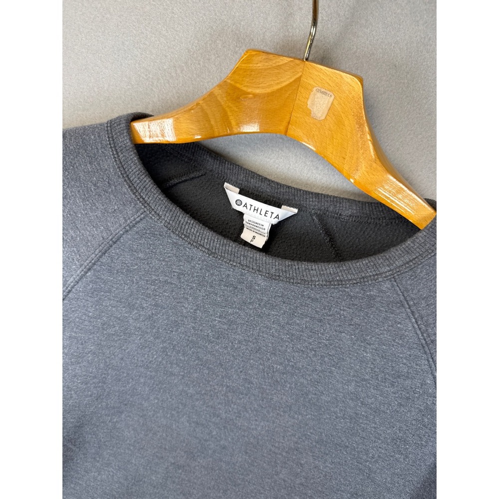 Athleta Coaster Luxe Recover Sweatshirt Nirvana Ultrasoft Relaxed Fit Size S EUC